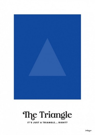The triangle Carte postale...