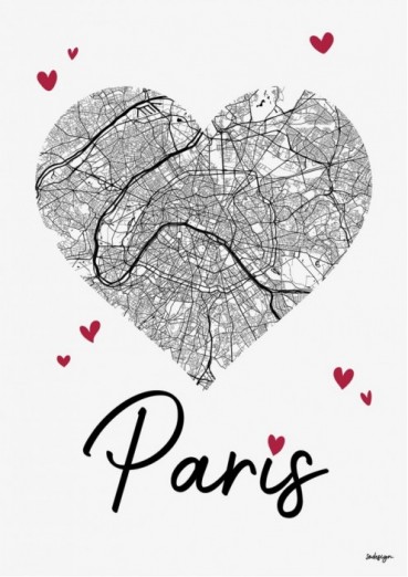 Paris je t'aime Carte...