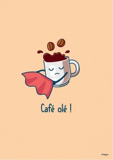 Café Olé ! Carte de vœux (x25)