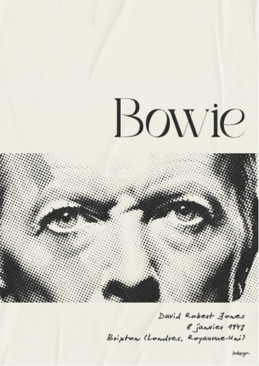 Bowie Carte de vœux (x25)