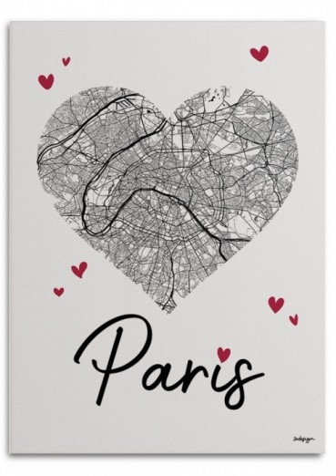 Paris je t'aime Toile