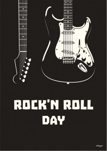 Rock'n Roll day Toile
