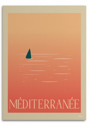 Méditerranée Toile