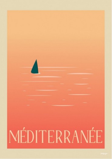 Méditerranée Carte postale...