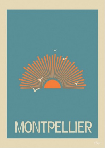 Montpellier Carte postale...